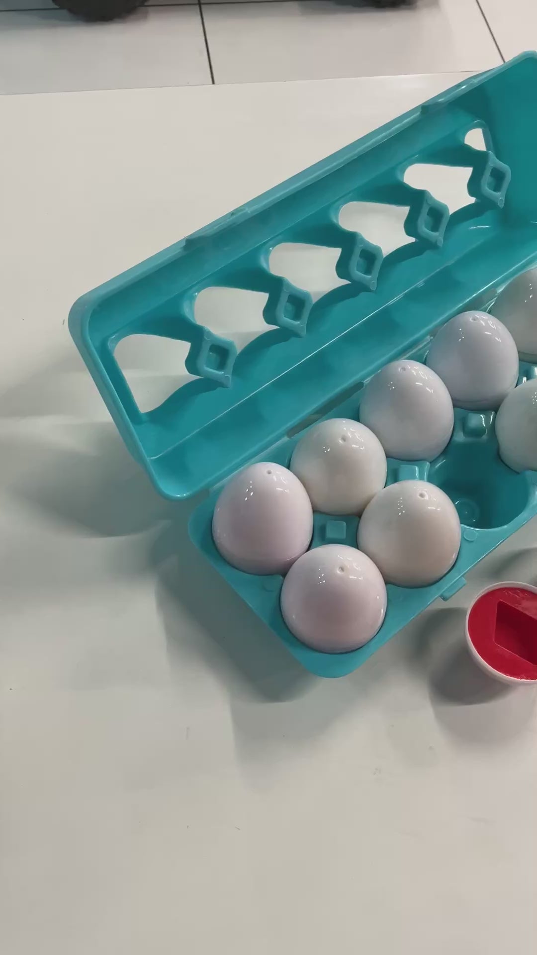 Matching Eggs Shape Sorter – 12 Pieces