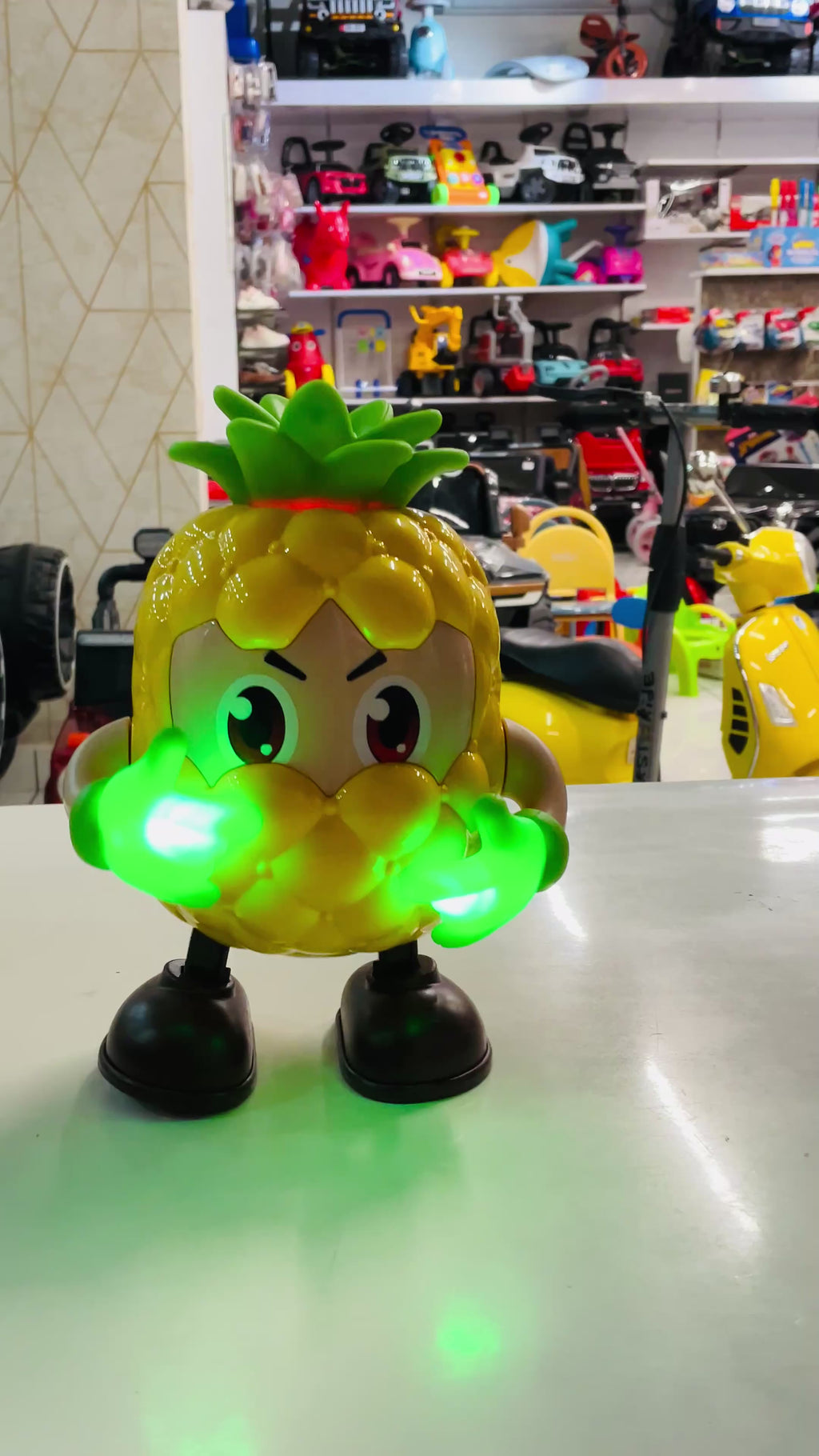 Pineapple cartoon musical toy